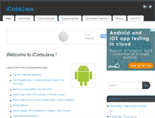 Tablet Screenshot of icodejava.com